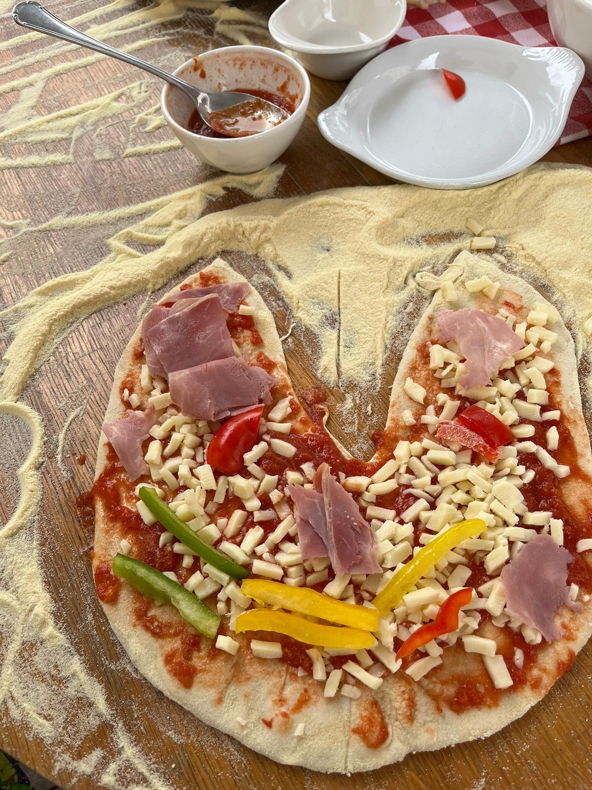 Pizza backen