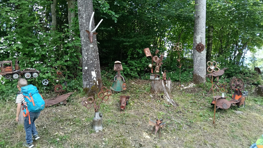 Schatzsuche im Parc Ela