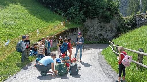 Schatzsuche im Parc Ela