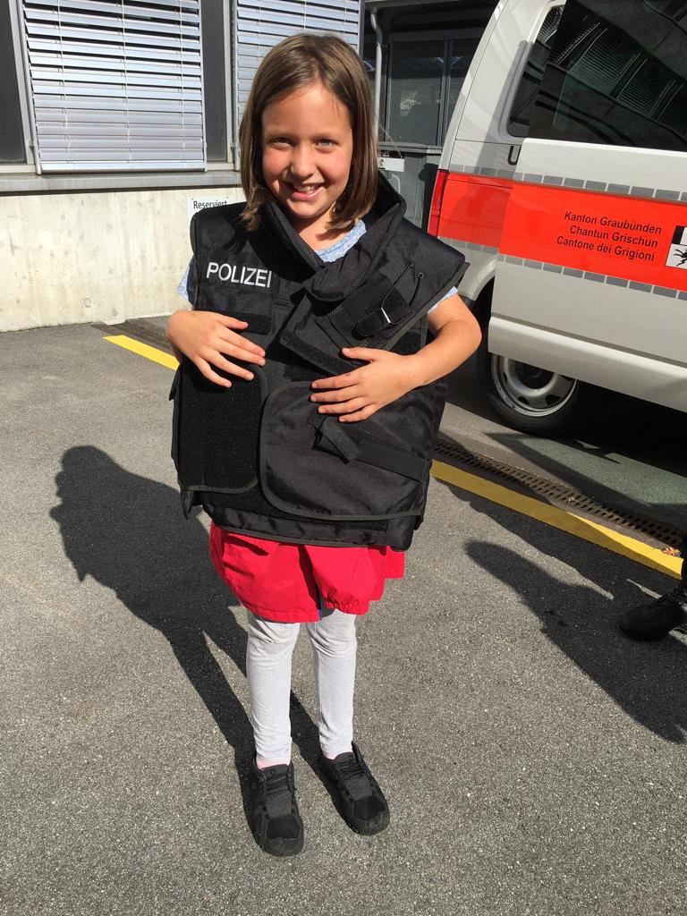 Besuch bei der Kantonspolizei GR